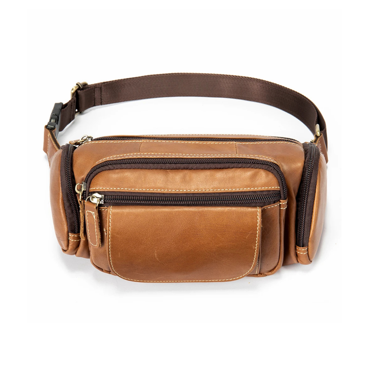 Mario – Sacoche Banane Homme en Cuir pour Style et Aventure