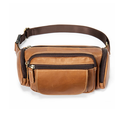 Mario – Sacoche Banane Homme en Cuir pour Style et Aventure