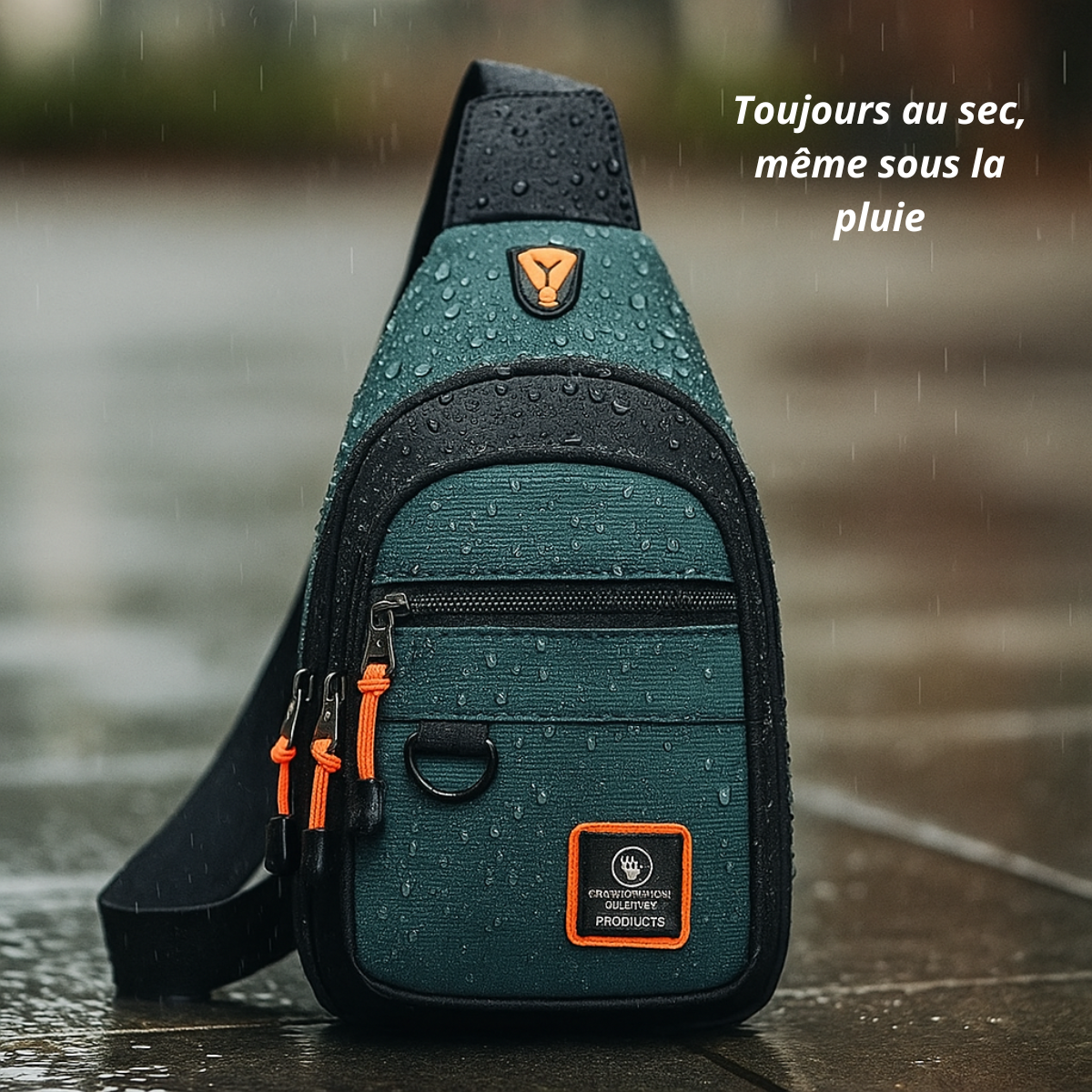 Luca –  Sacoche Bandoulière Homme Imperméable Urbaine et Polyvalente