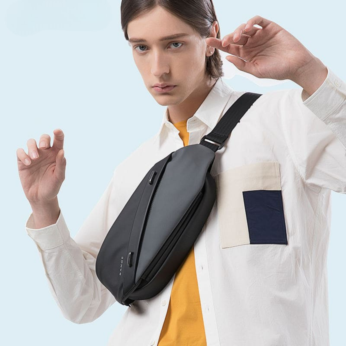 Vincenzo – Sacoche Banane Homme Compacte et Organisée