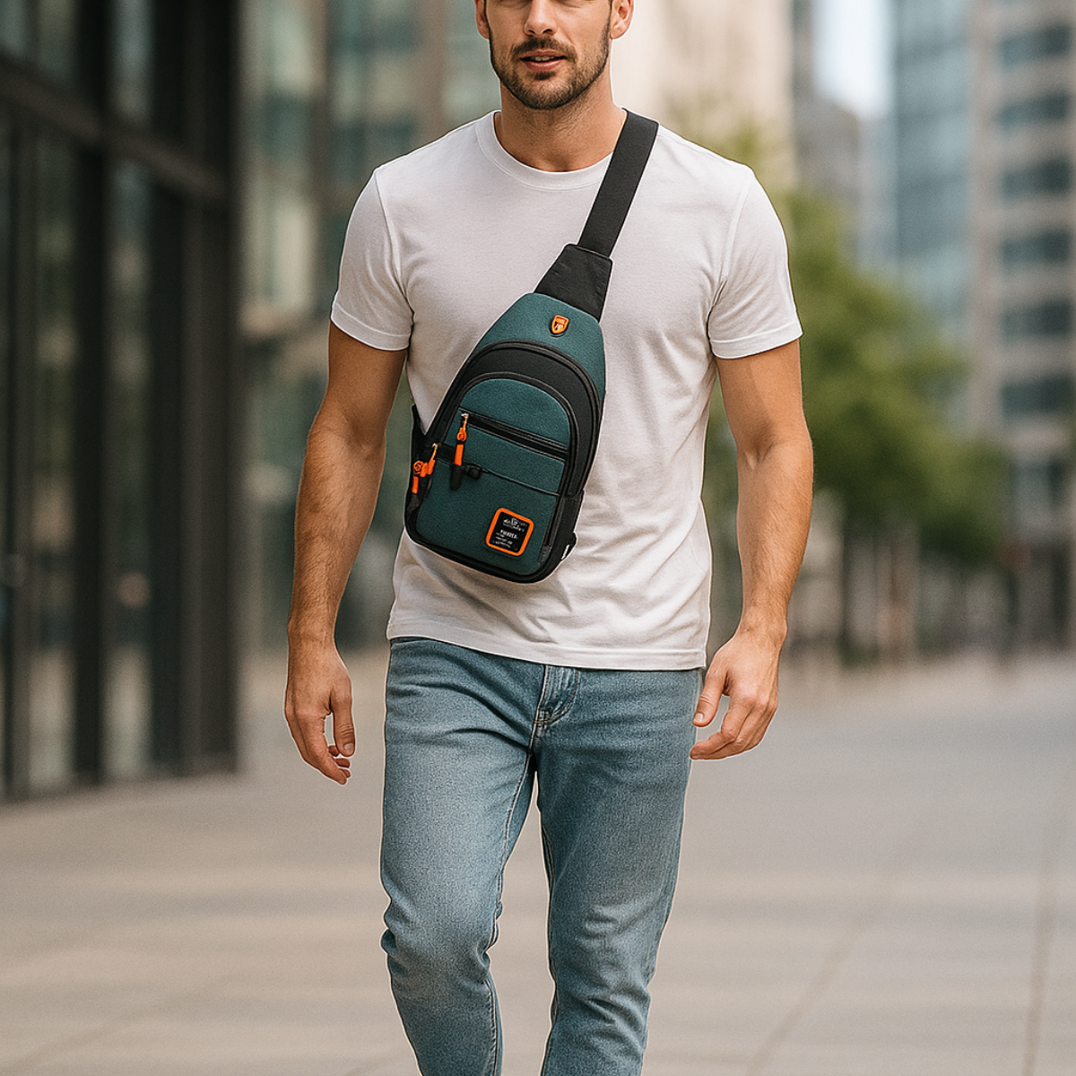 Luca – Sacoche Bandoulière Homme pour Mobilité et Sport