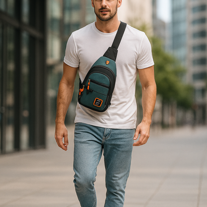 Luca – Sacoche Bandoulière Homme pour Mobilité et Sport
