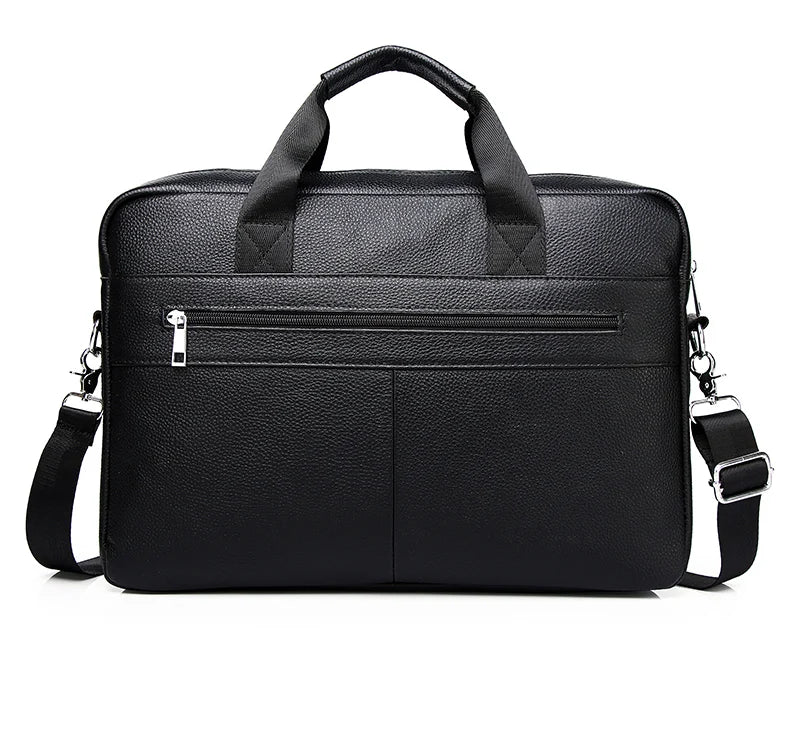Raffaele – Sacoche Ordinateur Homme en Cuir Véritable