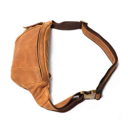 Diego – Sacoche Banane Homme Cuir Véritable Souple et Légère