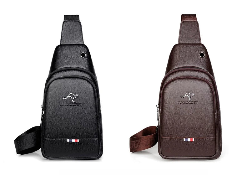 Davide – Sacoche Bandoulière Homme pour Voyage et Quotidien