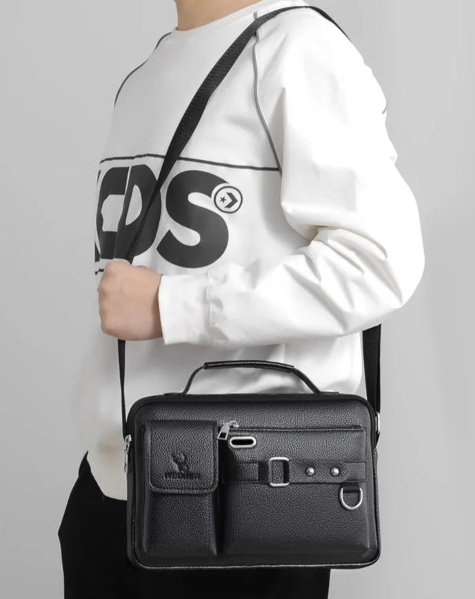 Mirco – Sacoche Homme Cuir Élégante et Imperméable