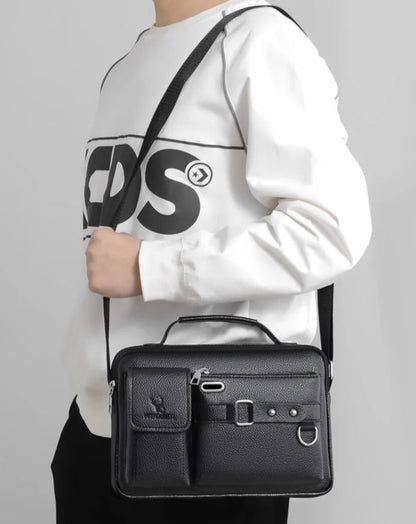 Mirco – Sacoche Homme Cuir Élégante et Imperméable