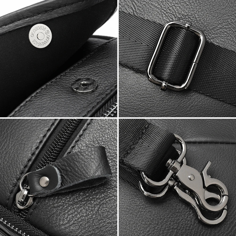 Felice – Sacoche Bandoulière Homme en Cuir Véritable pour Élégance et Durabilité