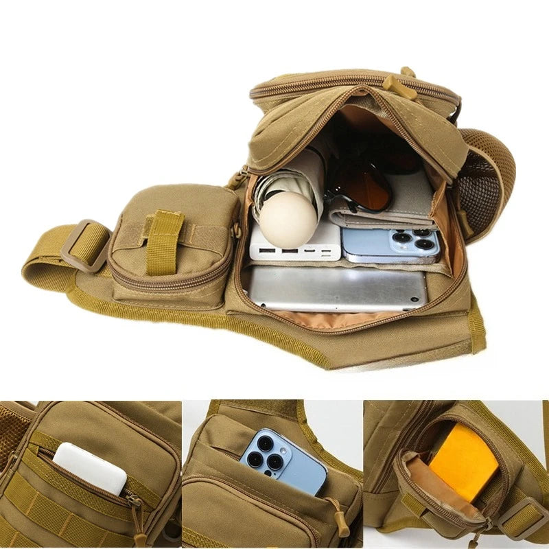 Cesare – Sacoche Bandoulière Homme Polyvalente pour Sport et Plein Air