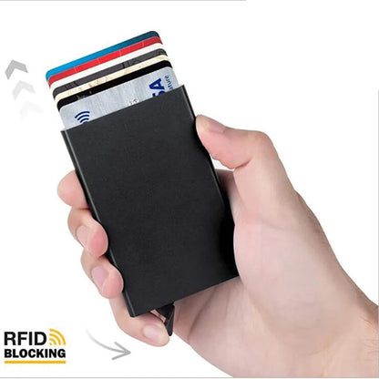 Porte-cartes RFID en métal