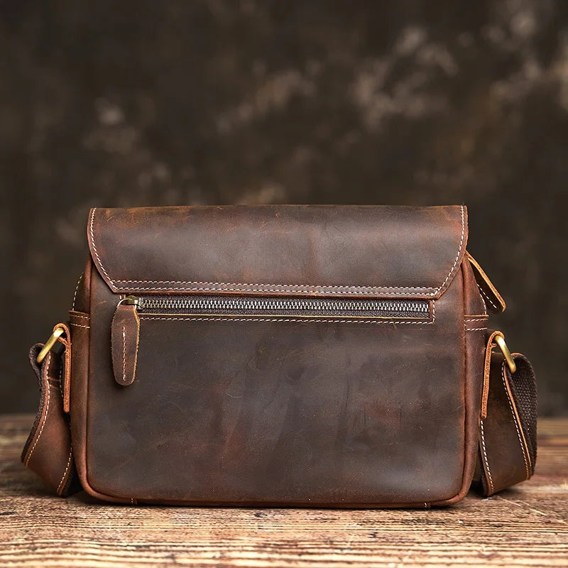 Andréa – Sacoche Bandoulière Homme Cuir Naturel Robuste et Élégant