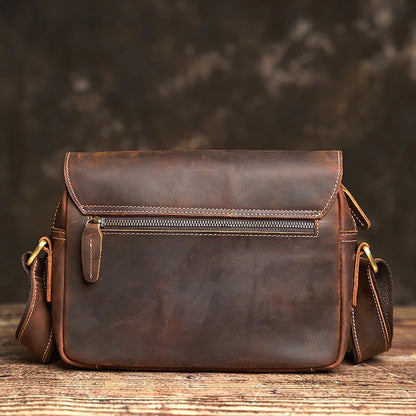 Andréa – Sacoche Bandoulière Homme Cuir Naturel Robuste et Élégant