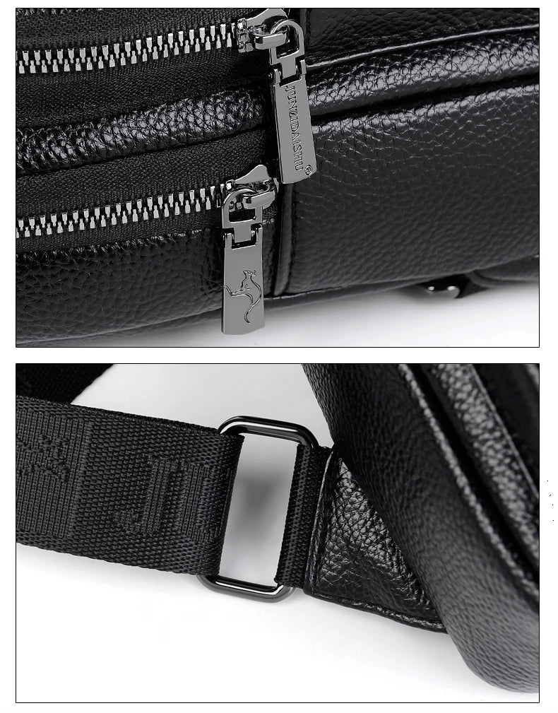 Davide – Sacoche Bandoulière Homme pour Voyage et Quotidien