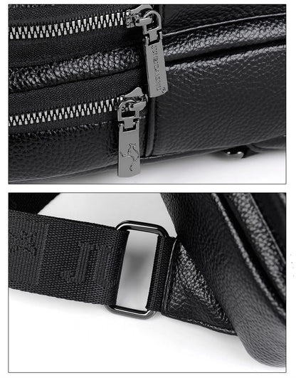 Davide – Sacoche Bandoulière Homme pour Voyage et Quotidien