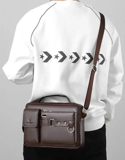 Mirco – Sacoche Homme Cuir Élégante et Imperméable