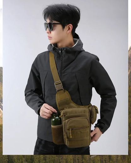 Cesare – Sacoche Bandoulière Homme Polyvalente pour Sport et Plein Air