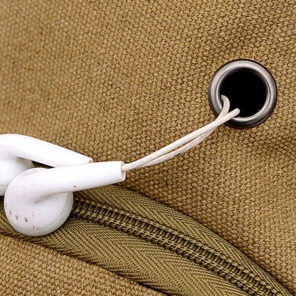 Giorgio – Sacoche Bandoulière Homme Pratique en Toile Multi-Poches