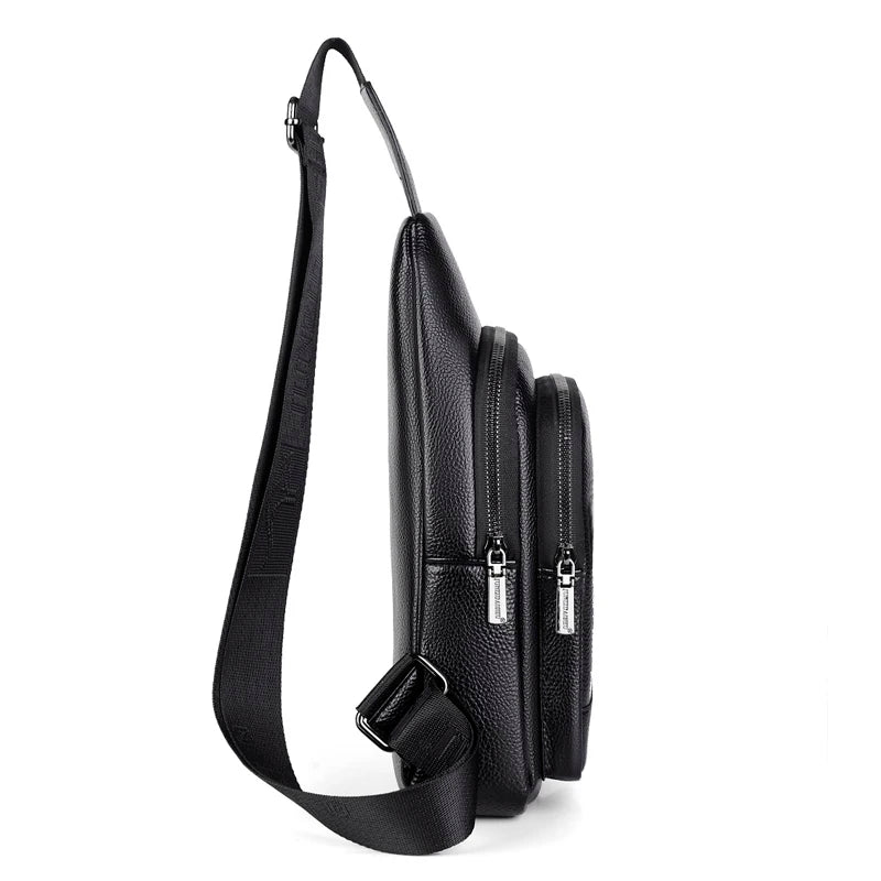 Davide – Sacoche Bandoulière Homme pour Voyage et Quotidien