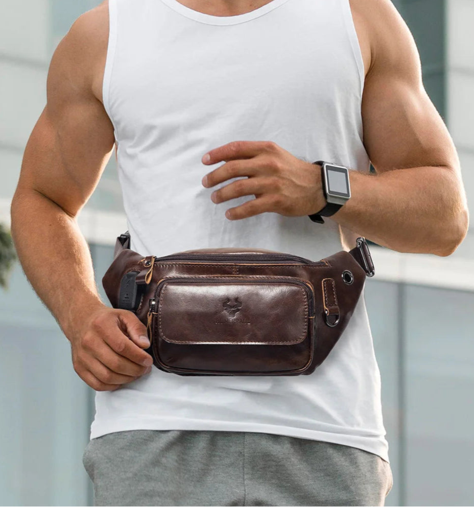 Placido – Sacoche Banane Homme Chic pour Voyage et Liberté