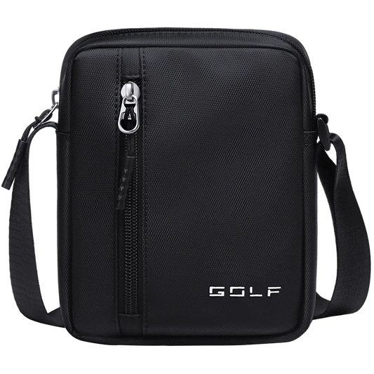 Benedetto – Petite Sacoche Homme Noire en Oxford Légère et Moderne