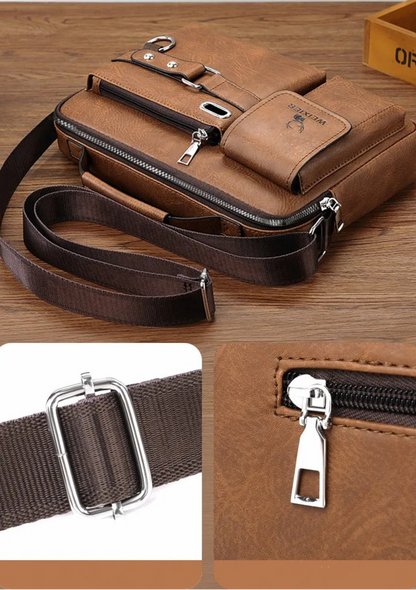 Mirco – Sacoche Homme Cuir Élégante et Imperméable