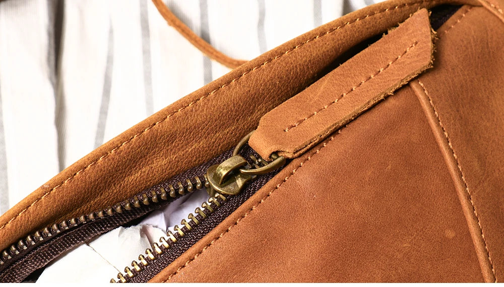 Diego – Sacoche Banane Homme Cuir Véritable Souple et Légère