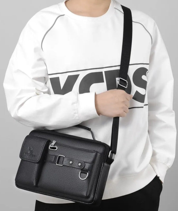 Mirco – Sacoche Homme Cuir Élégante et Imperméable