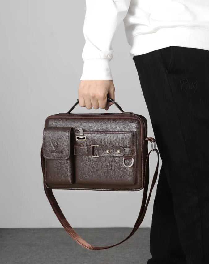 Mirco – Sacoche Homme Cuir Élégante et Imperméable