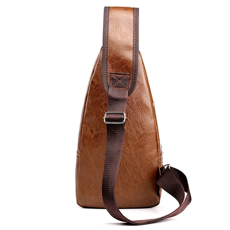 Walter – Sacoche Bandoulière Homme avec Port USB, Élégance et Fonctionnalité Réunies