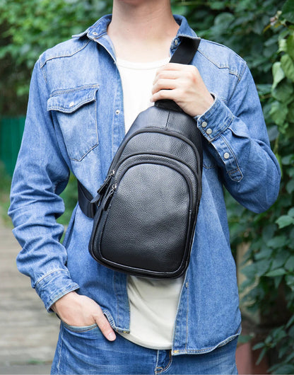 Zeno – Sacoche Bandoulière Homme en Cuir  Élégance et Confort au Quotidien