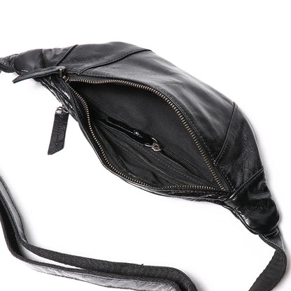 Diego – Sacoche Banane Homme Cuir Véritable Souple et Légère