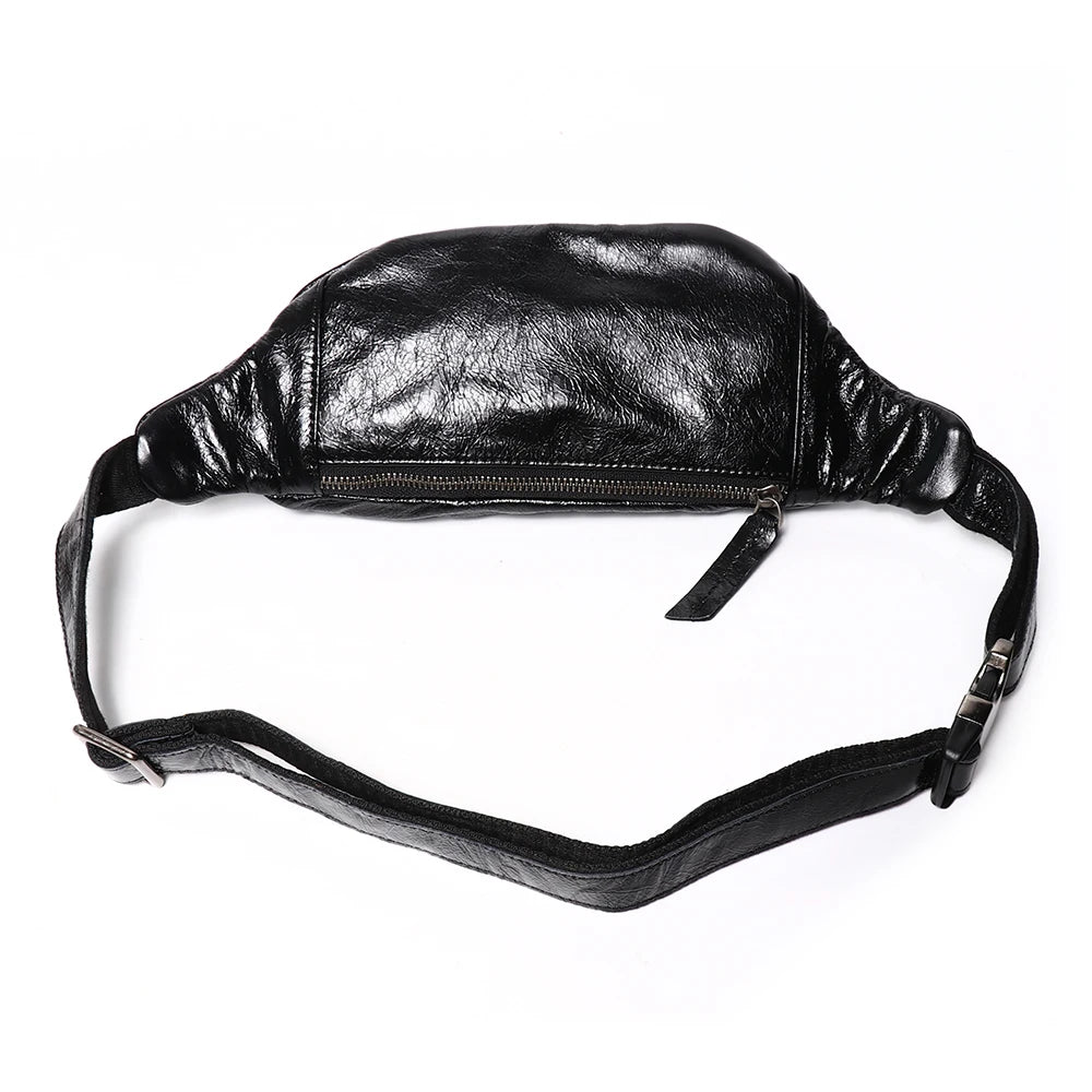 Diego – Sacoche Banane Homme Cuir Véritable Souple et Légère