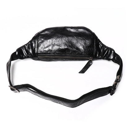 Diego – Sacoche Banane Homme Cuir Véritable Souple et Légère