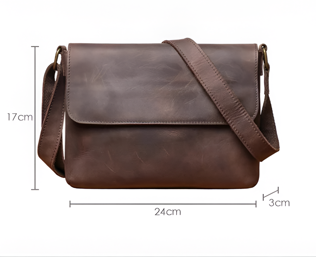 Samuele – Sacoche Bandoulière Homme Cuir Souple et Élégante