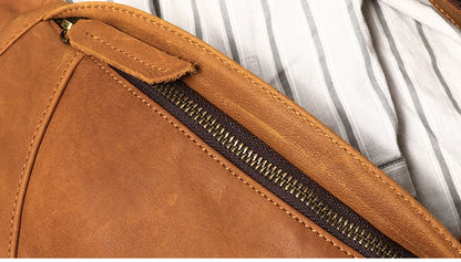 Diego – Sacoche Banane Homme Cuir Véritable Souple et Légère