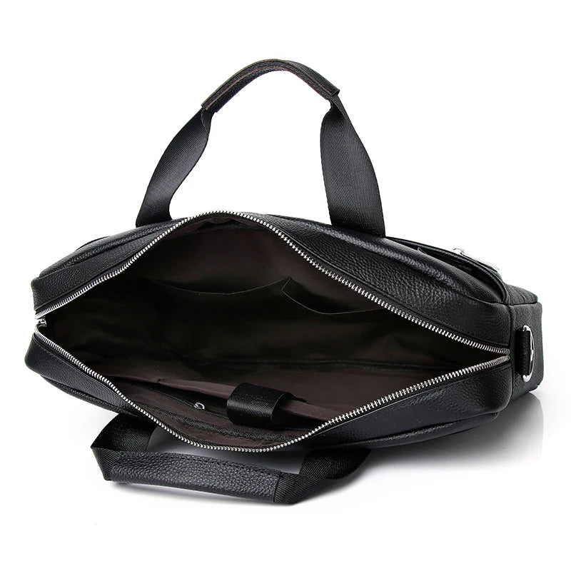 Raffaele – Sacoche Ordinateur Homme en Cuir Véritable