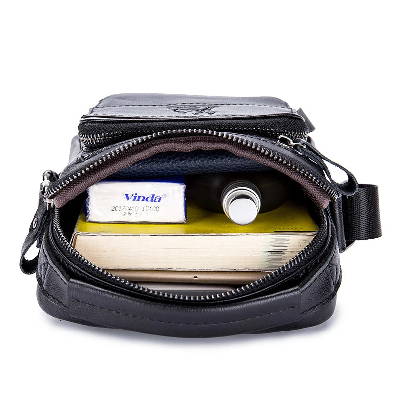 Riccardo – Petite Sacoche Homme Sécurisée pour Quotidien et Sorties