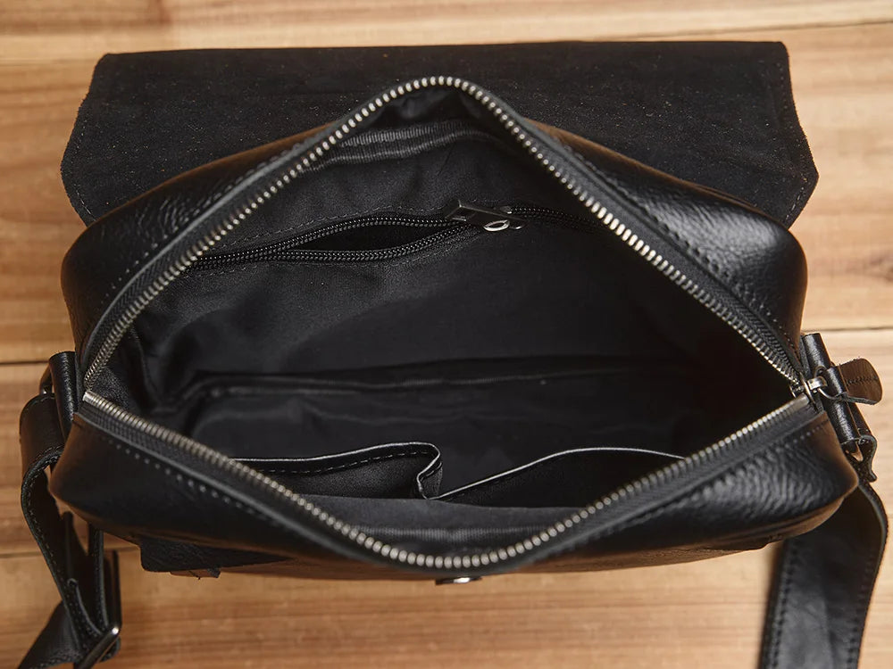 Andréa – Sacoche Bandoulière Homme Cuir Naturel Robuste et Élégant