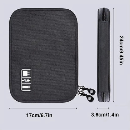 Organiseur de Câbles & Accessoires – Grande Capacité, Étanche et Ultra-Pratique