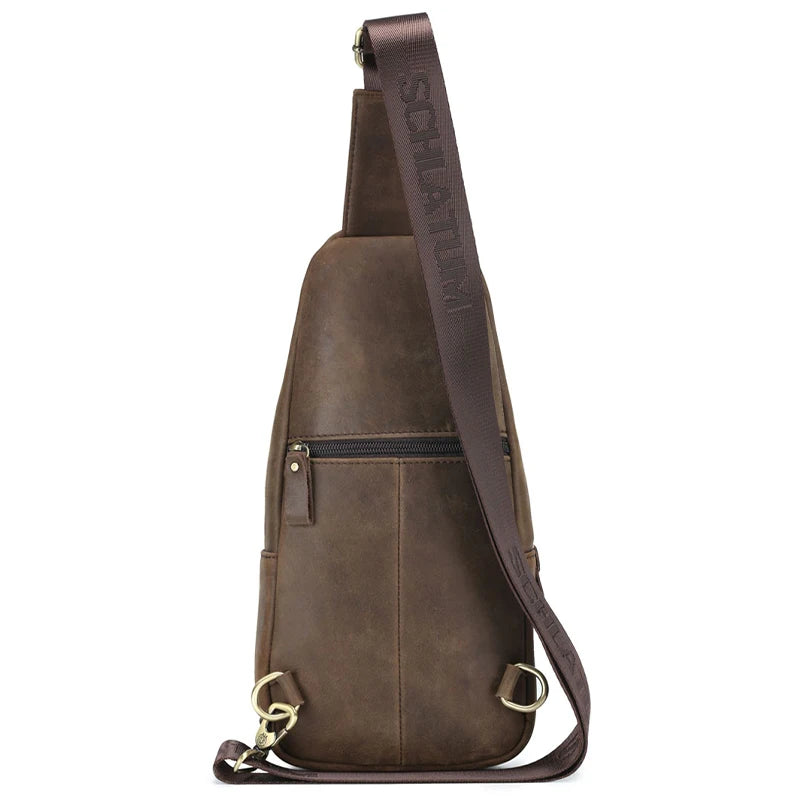 Maurizio – Sacoche Bandoulière Homme Originale en Cuir Vintage