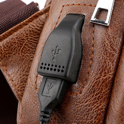 Walter – Sacoche Bandoulière Homme avec Port USB, Élégance et Fonctionnalité Réunies