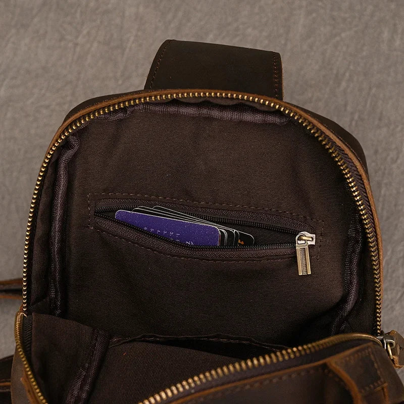 Gennaro – Sacoche Bandoulière Homme Pratique pour Plus d’Autonomie