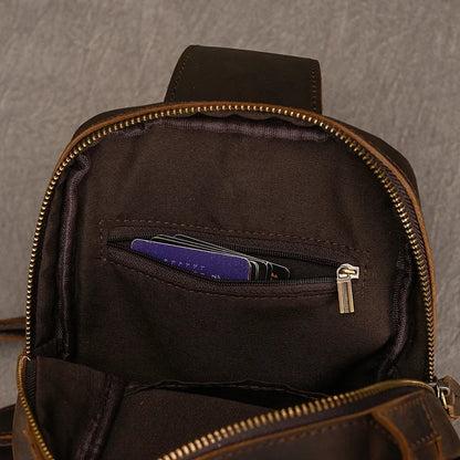 Gennaro – Sacoche Bandoulière Homme Pratique pour Plus d’Autonomie