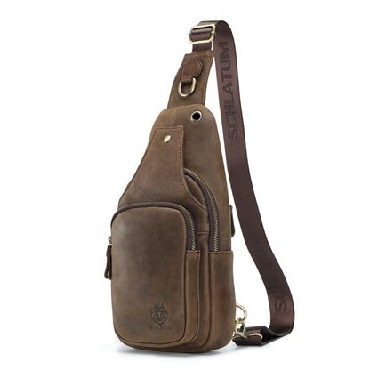 Maurizio – Sacoche Bandoulière Homme Originale en Cuir Vintage