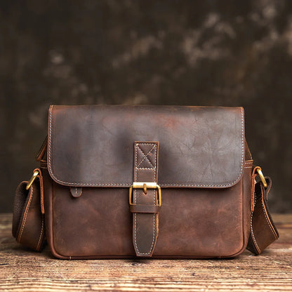 Andréa – Sacoche Bandoulière Homme Cuir Naturel Robuste et Élégant