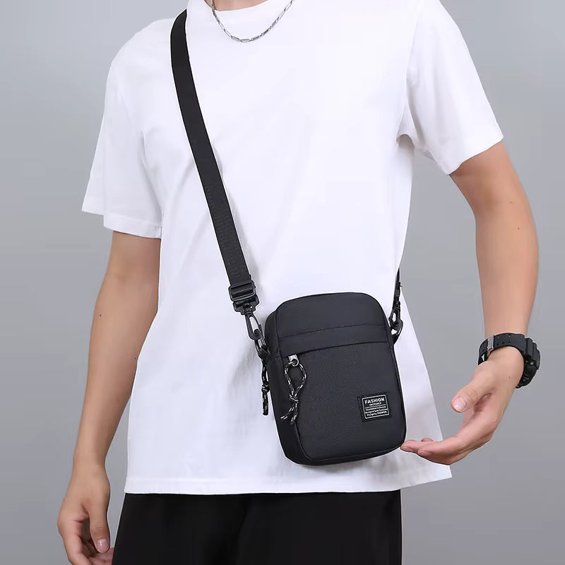 Angelo – Petite Sacoche Homme Légère pour Sorties et Quotidien