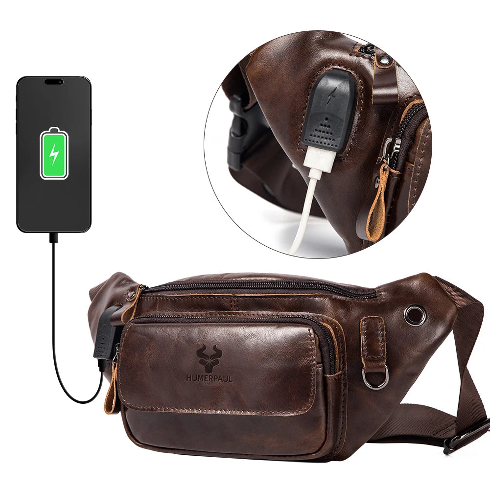 Placido – Sacoche Banane Homme Chic pour Voyage et Liberté