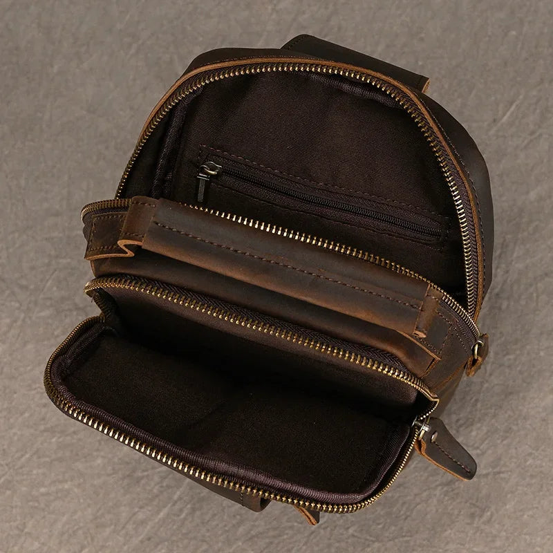 Gennaro – Sacoche Bandoulière Homme Pratique pour Plus d’Autonomie