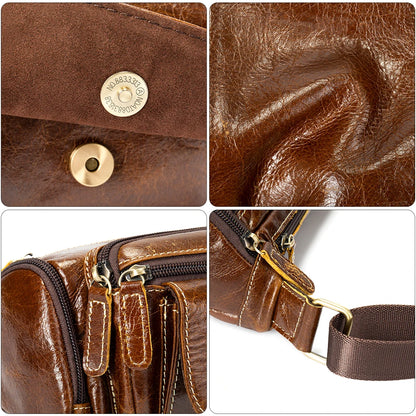 Mario – Sacoche Banane Homme en Cuir pour Style et Aventure