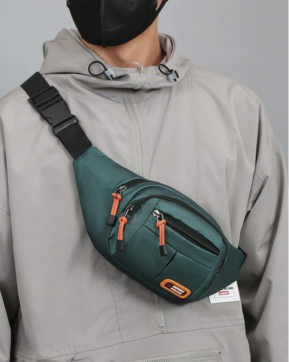 Orlando – Sacoche Banane Homme Résistante et Spacieuse